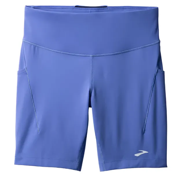 WOMEN'S BROOKS SPARK 8" SHORT TIGHT | BLUEBELL