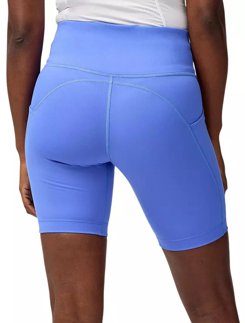 WOMEN'S BROOKS SPARK 8" SHORT TIGHT | BLUEBELL