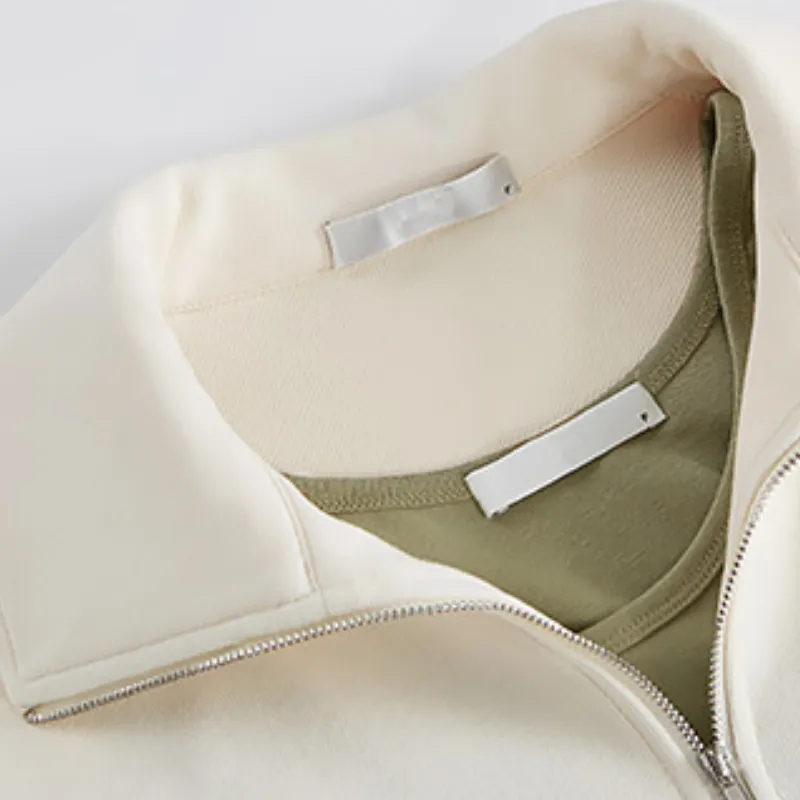 Women's Casual Polo Collar Sweatshirt