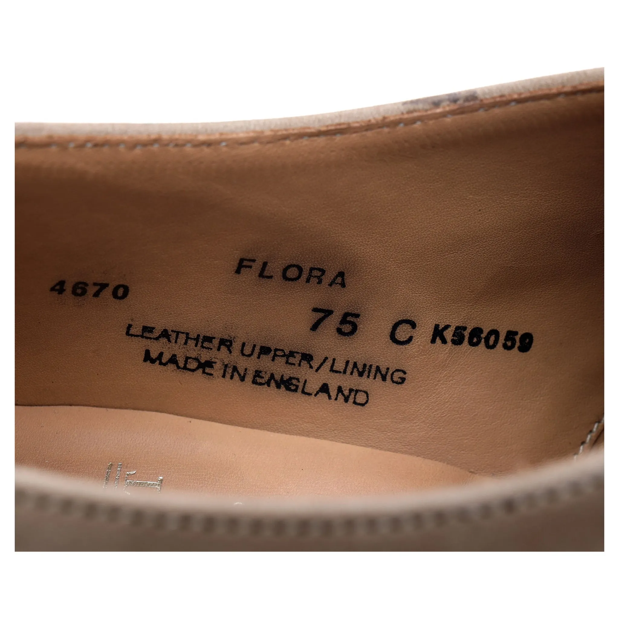 Women's 'Flora' Stone Nubuck Oxford UK 6 C