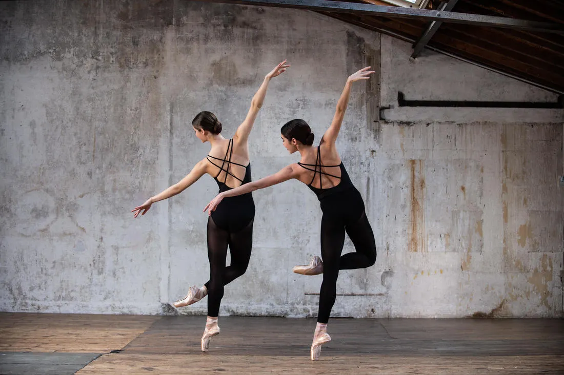 Women's Footless Ballet and Modern Dance Tights - Black