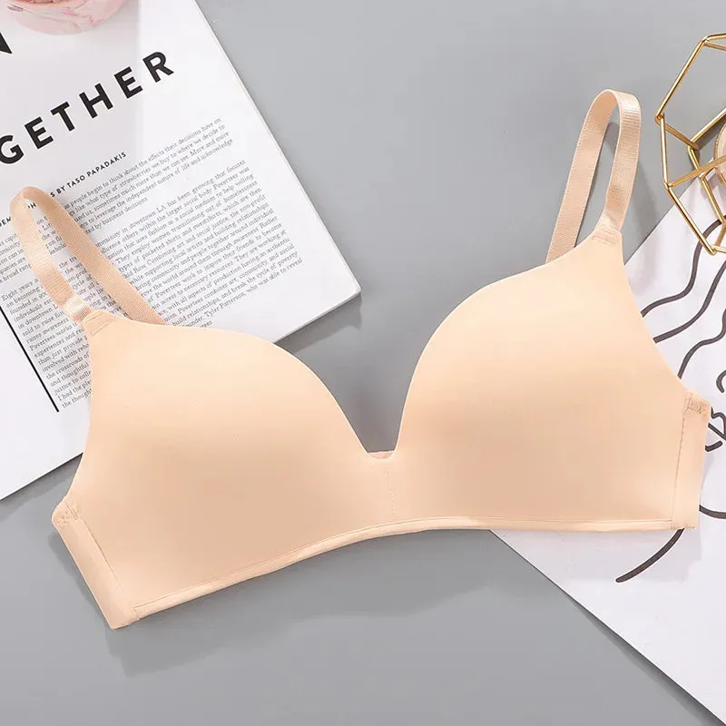 Women's Seamless Bra Sexy Wireless Push-Up Breathable Thin Underwear