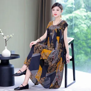 Women's Summer Dress – Loose Fit Cotton Floral Print
