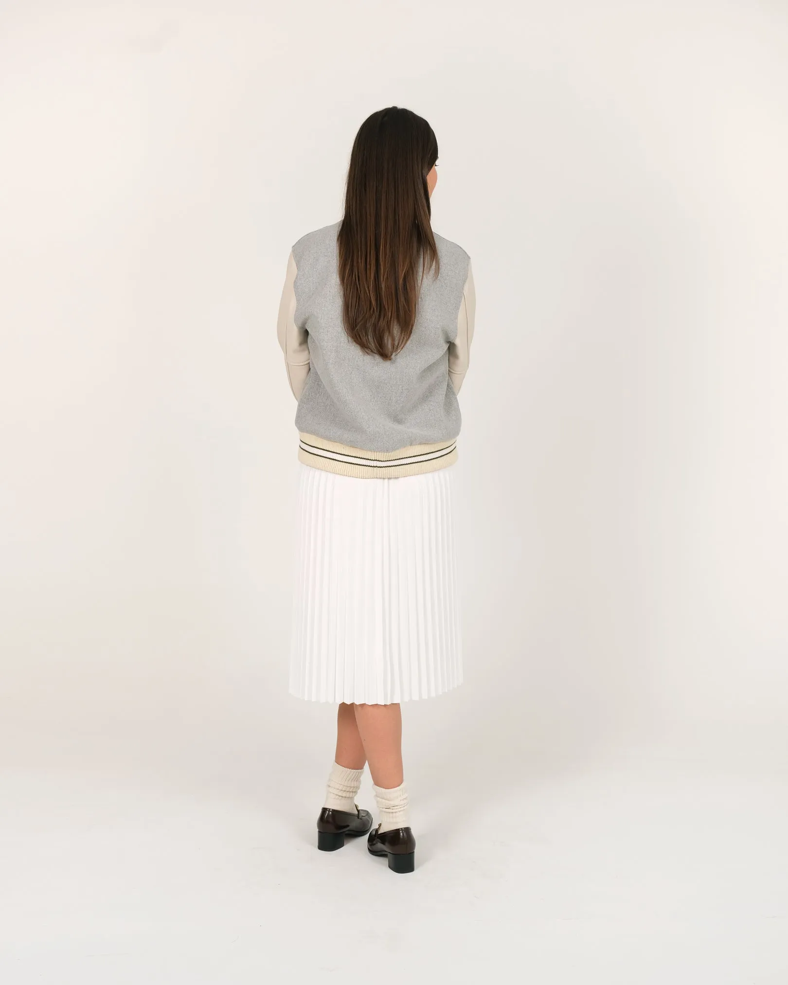 Women's Varsity Jacket - Lt. Oxford