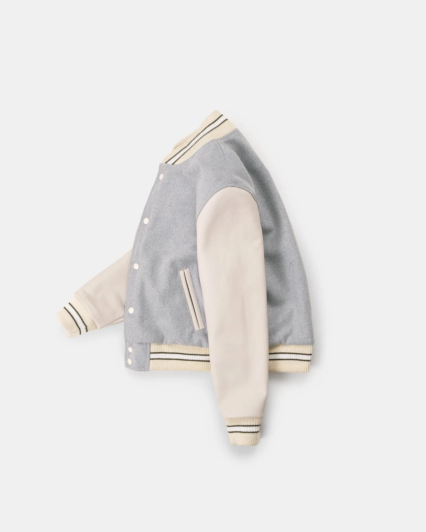 Women's Varsity Jacket - Lt. Oxford