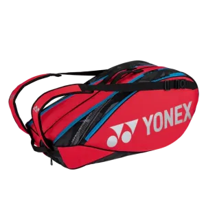 Yonex Pro 6 Pack Racquet Bag (Scarlett Red)
